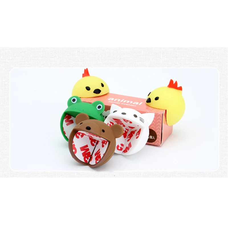 Mambobaby 4pcs Cartoon Baby Safety Products Kids Table Edge Corner Guard Corner Protector For Furniture Child Safety For Head