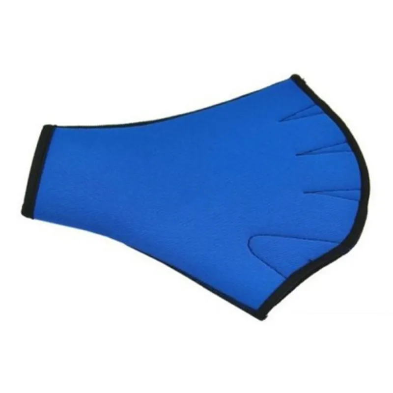 1 пара воды Аква Плавать синий Аэробика Серфинг Плавание ming Дайвинг высокие весло перчатки неопрен Jogger качество перепонки