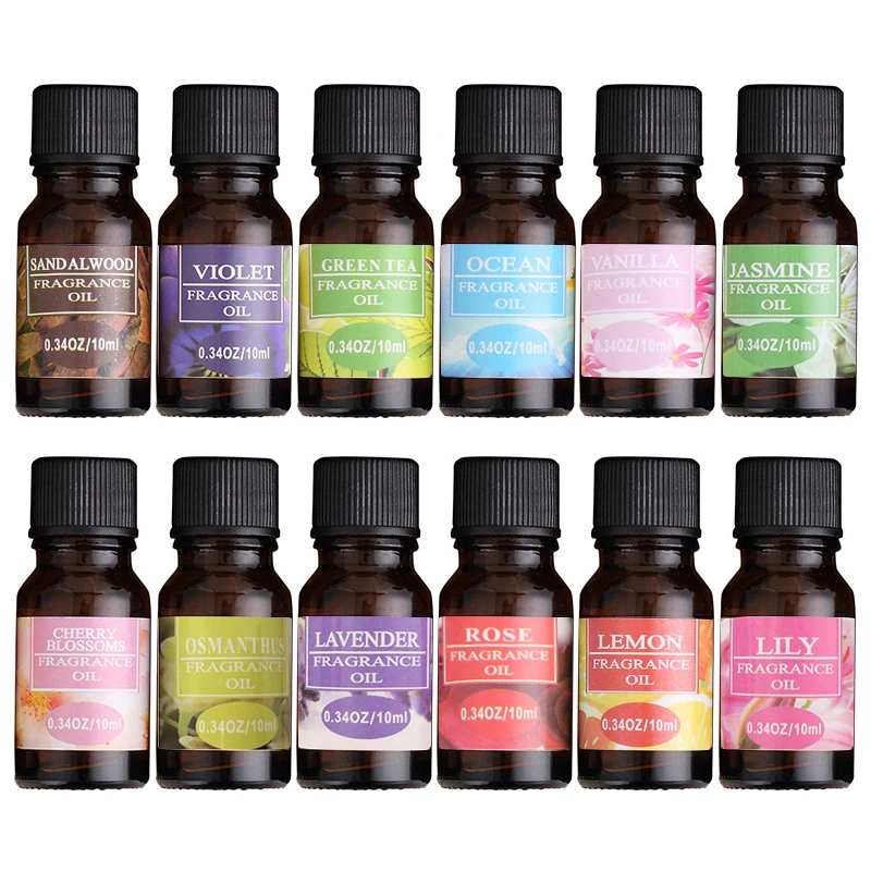 10ML Essential Oils For humidifier Diffuser Essential Oils fragrance aroma diffuser Lavender Lemon Sandalwood Cherry Blossoms