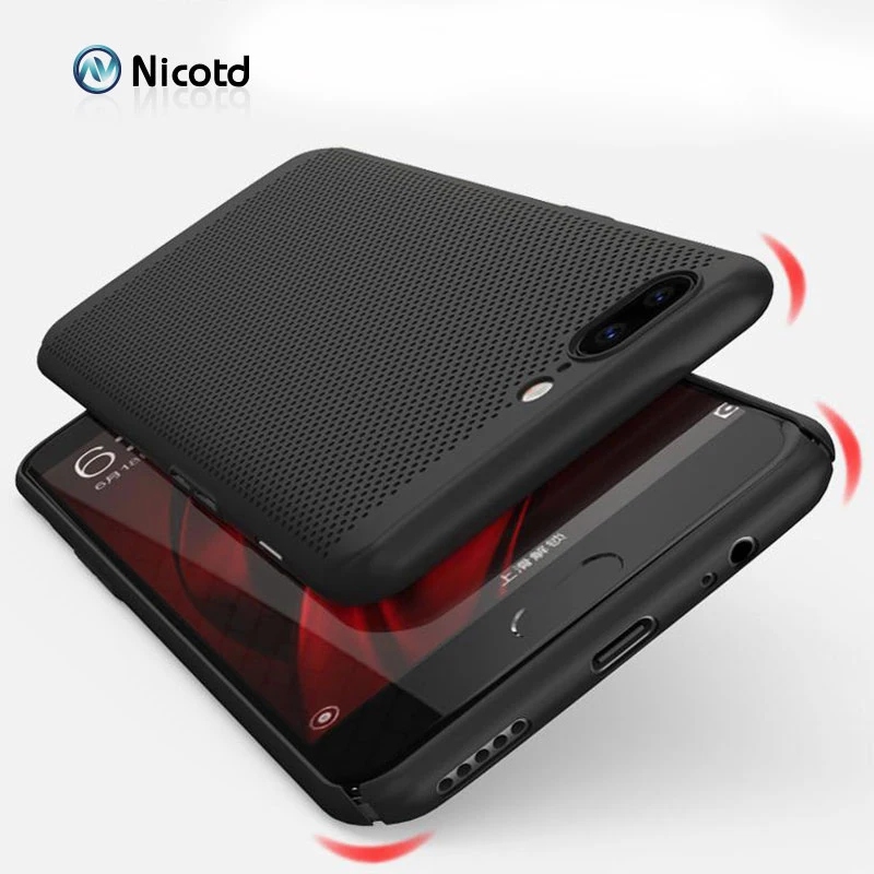 

For Oneplus 6 Ultra Slim Phone Case 1+6 Hollow Heat Dissipation Cases Hard PC For Oneplus 5T 5 6T 1+ One plus 5 Back Cover Coque