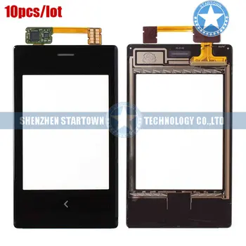 

Original quality Glass Touch Digitizer screen Panel for Nokia Asha 503 (Black)