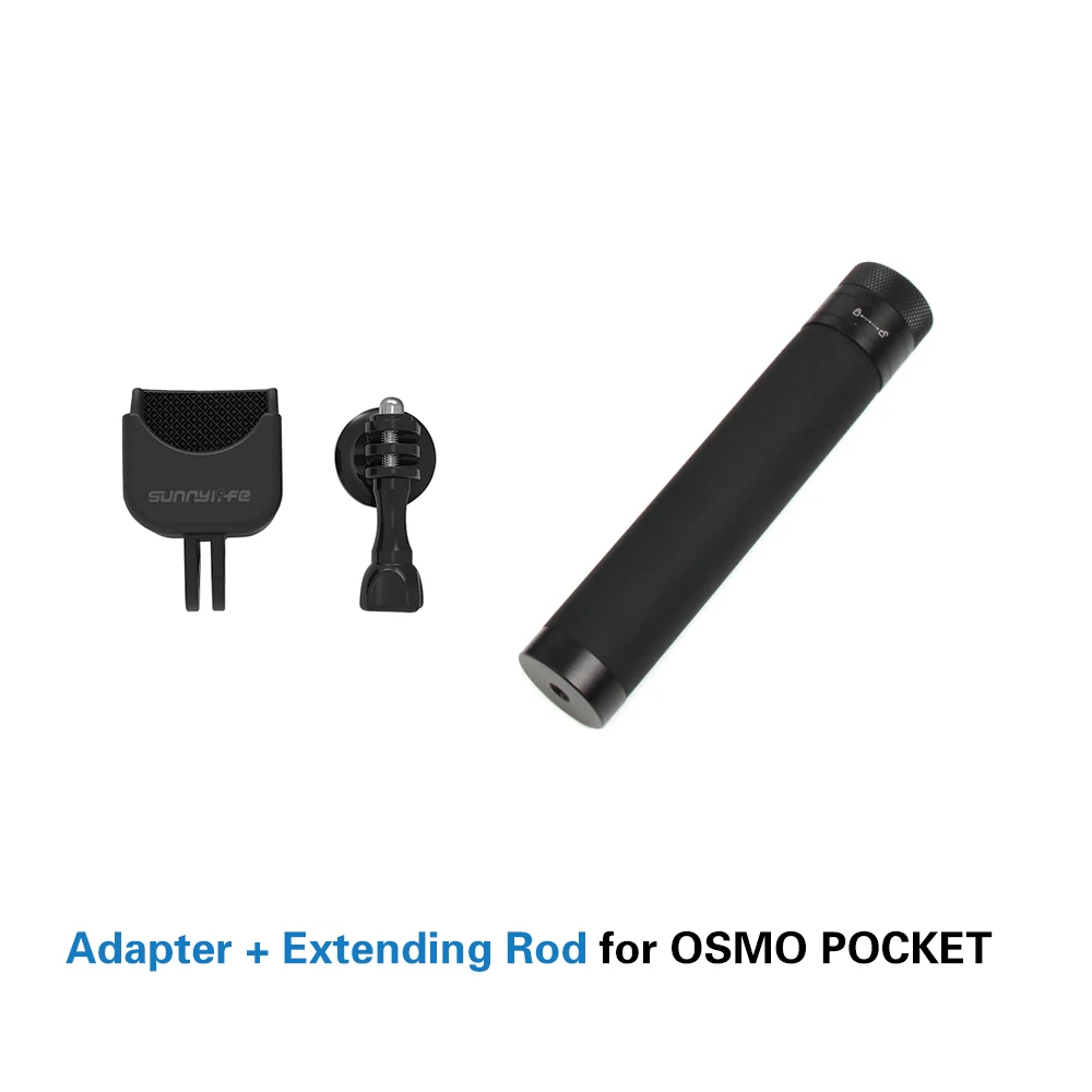 RED Sunnylife 1/" адаптер для Osmo Pocket многофункциональное расширяющееся соединение переключателя для DJI OSMO Карманный карданный Стабилизатор камеры - Цвет: RED