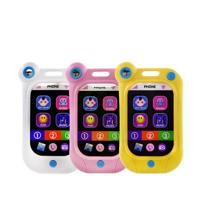 

Multi Functional Electric Children Kids Touch Screen Mobile Phone Stop Crying Vocal Musical Preschool Learning Educational Toys