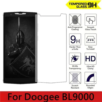 10ピース/ロット9次元9h強化ガラス用doogee BL9000スクリーンプロテクター高靭保護フィルム用doogee BL9000
