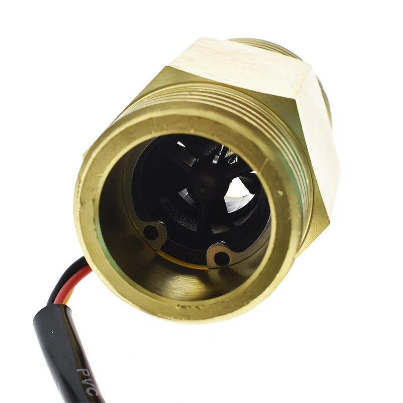 Capteur Débitmètre Eau Hall G3/4 DN20 Laiton - Compteur Flux 1-30L/min