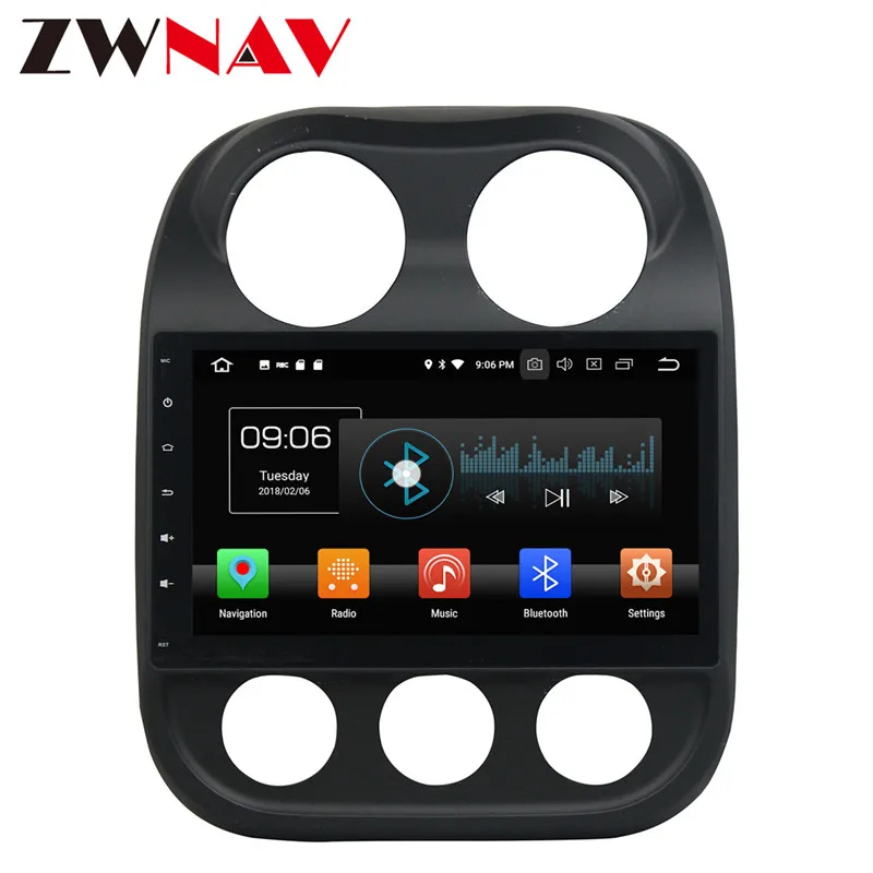Top IPS Screen 4+32G Android 8.0 Car multimedia Player head unit For Jeep Compass 2014 2015 With GPS Navigation Radio auto stereo 13