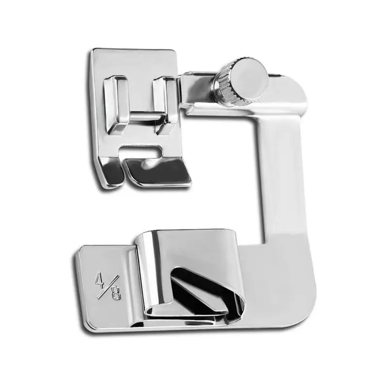 3 Sizes Wide Roller Hemmer Hem Presser Foot Sewing Accessories Tools