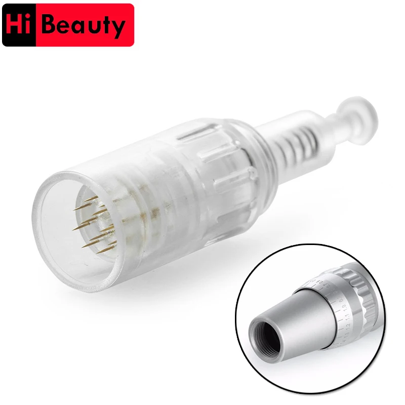 

10pcs 12 Pin Derma Pen Cartridge Stainless Screw Micro Fog Eyebrow Needle For Charmant Electric Derma Pen Machine Tattoo Needles