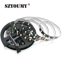 

Free epacket 10m Lot RGBW 5050 LED Strip 5M Non-Waterproof DC 12V flexible light 60LED/M RGB+White/Warm White Beautiful Colors