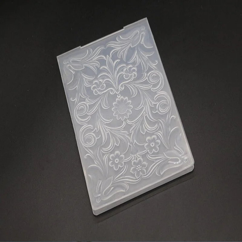 

Flower Pattern Plastic Scrapbook Embossing Folder DIY Craft Template Stamp Paper Cards Photo Album Making wedding decoration