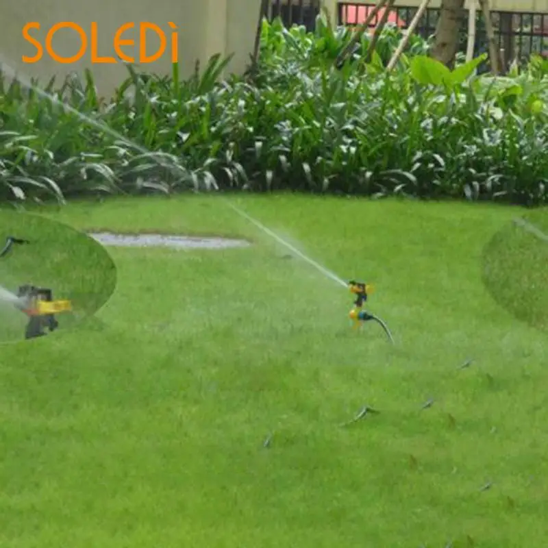  Garden Lawn 360 Degree Rotating Watering Irrigation Tools Nozzle Impulse Sprinkler Fitting Garden