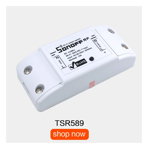 Интеллектуальный выключатель света Sonoff RF 4CH Pro Slampher T1 UK C1/C2/C3 беспроводной wi-fi-переключатель 433 Мгц дистанционный Управление для релейного