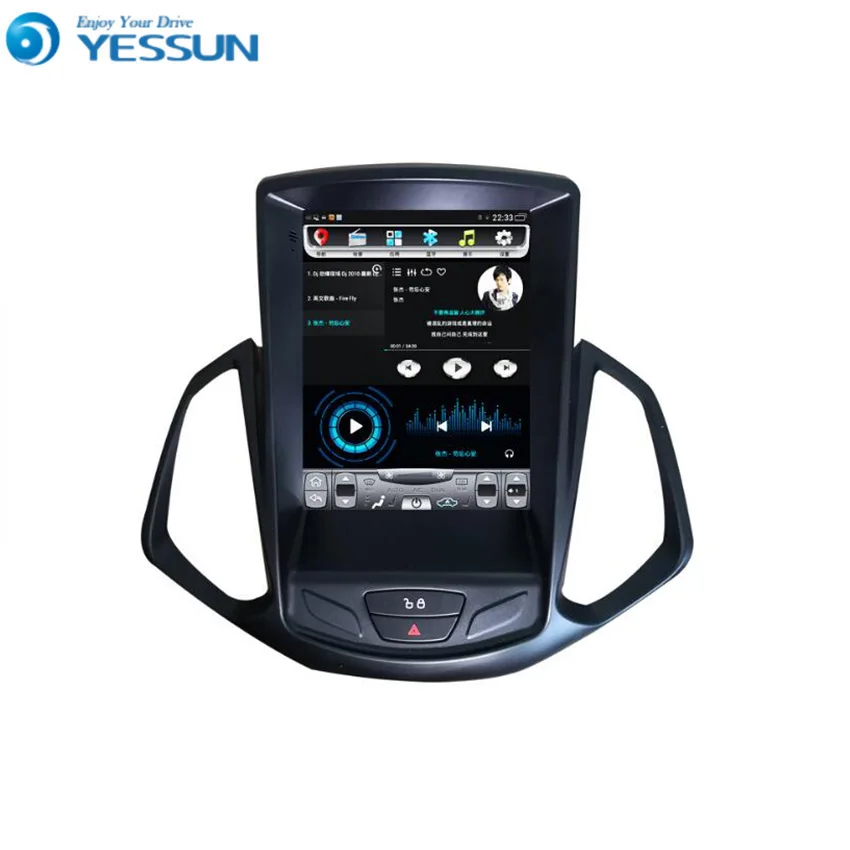 Yessun Android большой экран Автомобильный навигатор gps для Ford Ecosport 2013~ HD сенсорный экран Мультимедиа стерео плеер