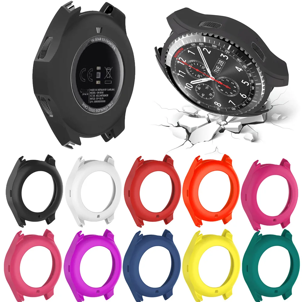10 шт. силиконовый чехол из ТПУ для Samsung Gear S3 Frontier SM R760 резиновый часов