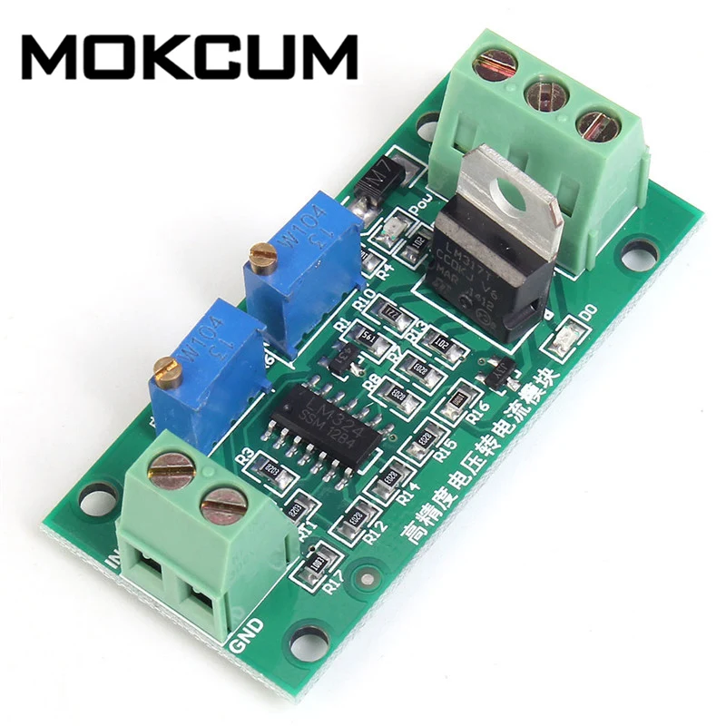 

0-10V to 4-20mA Isolated Voltage to Current Module Signal Conversion With Indicator Constant Current Source SCM PLC Potentiomete