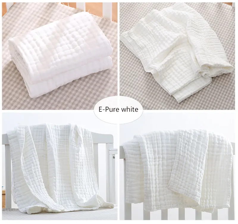 Детское банное полотенце Herbabe, хлопок, муслиновое одеяло, супер абсорбент, детское полотенце для купания, детское полотенце для лица, полотенце для волос, моющиеся салфетки для новорожденных
