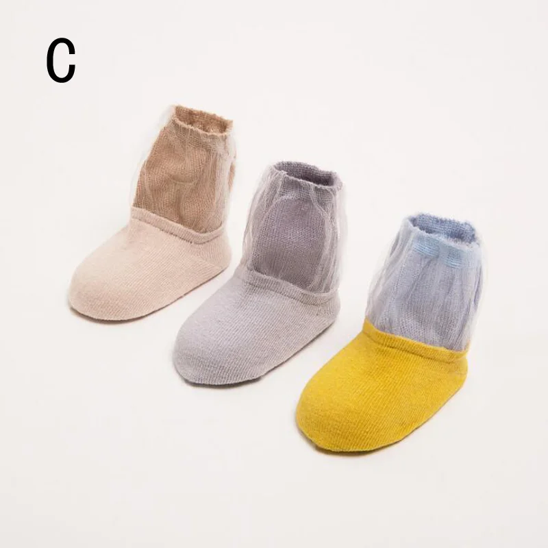 Г. новые кружевные подбора цвета одежда для малышей носки для детей ясельного возраста для маленьких пол ноги Носки