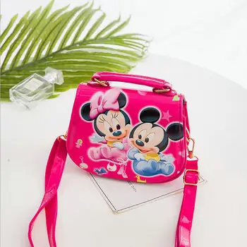 

2018 New designers pu mini cute bag children mickey handbag kids minnie tote girls Shoulder Bag mini bag wholesale