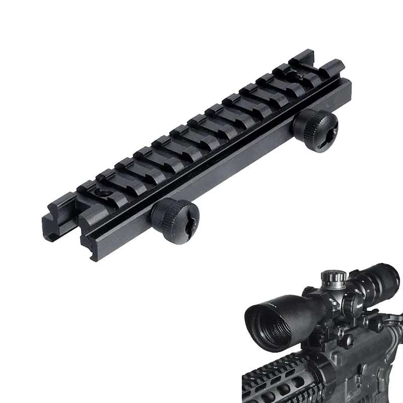

Tactical Low Profile Picatinny Riser Mount Profile See Thru 20mm Weaver Picatinny Rails kxs05007