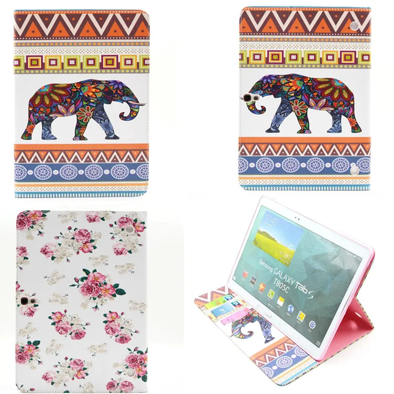 

BF-PU Flip PU Leather Case for Samsung GALAXY Tab S 10.5 inch T805C T800 T805 Protective Stand Book Cover with Card Slot