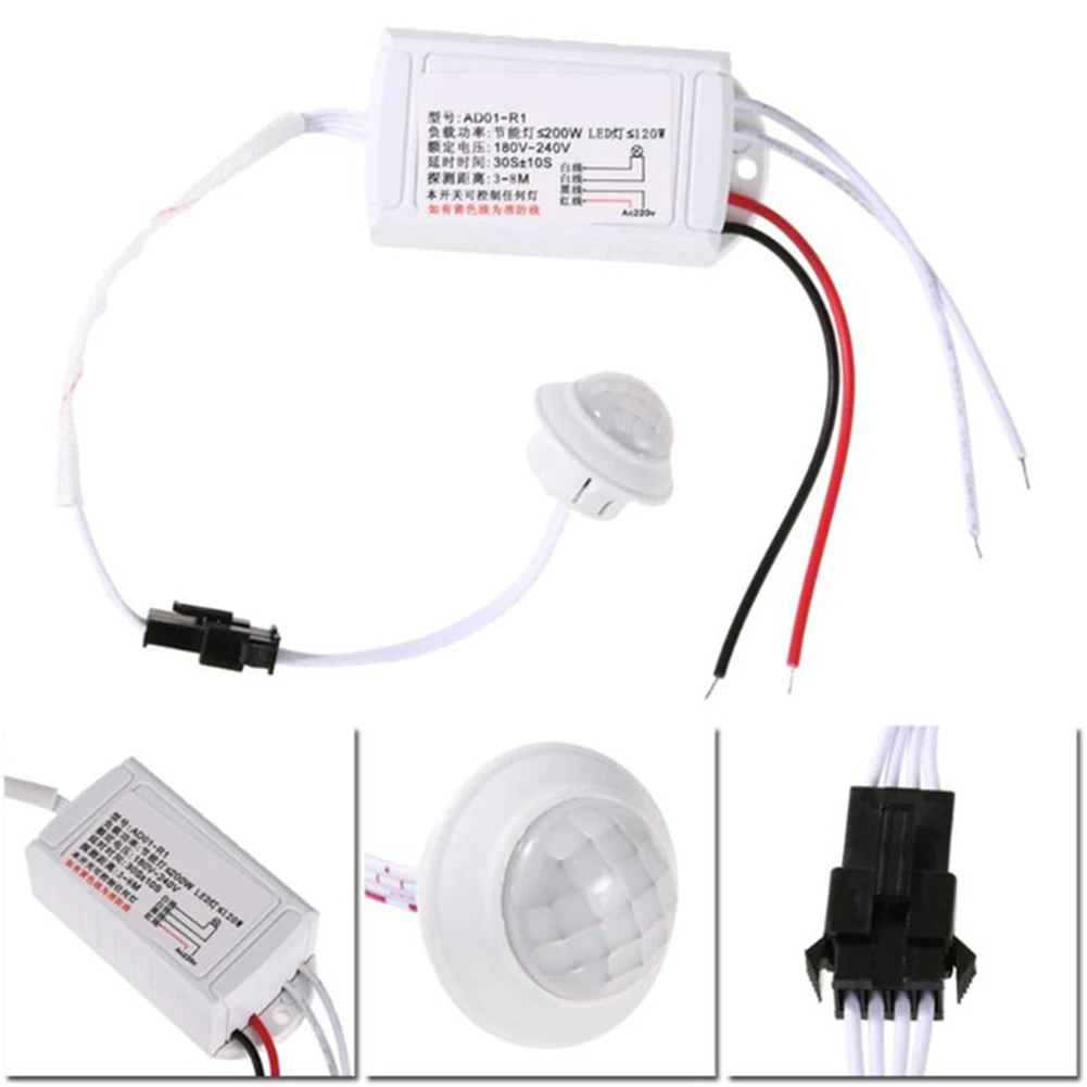 

Automatically Turn Off the Light Switch 220V Infrared Human Body Induction Light Switch Intelligent Light Sensor Switch