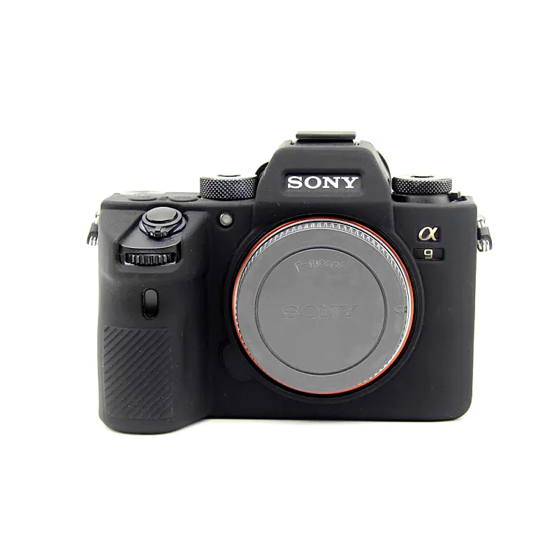 Силиконовая Резина Камера сумка тела защитный чехол для sony A9 A7 III A7III A7R3 A7Mark 3 Камера защиты рукава - Цвет: Black