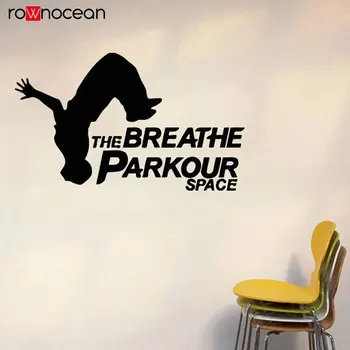 

The Breathe Parkour Space Street Sport Wall Decal Vinyl Art Home Decor For Kids Room Bedroom Decoration Interior Mural 3Y20