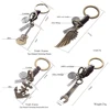 Multiple Guitar Butterfly Pendant Suspension Leather Keychain Key Chain Charms for Keys Car Keys Accessories Keychain on a Bag ► Photo 2/6