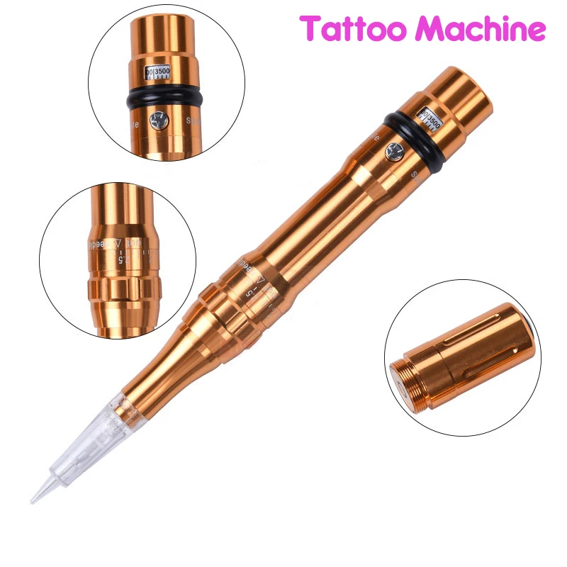 

1pcs High Quality Tattoo Gun Tattoo Eyebrow Machine Pen Permanent Makeup Machine With Battery
