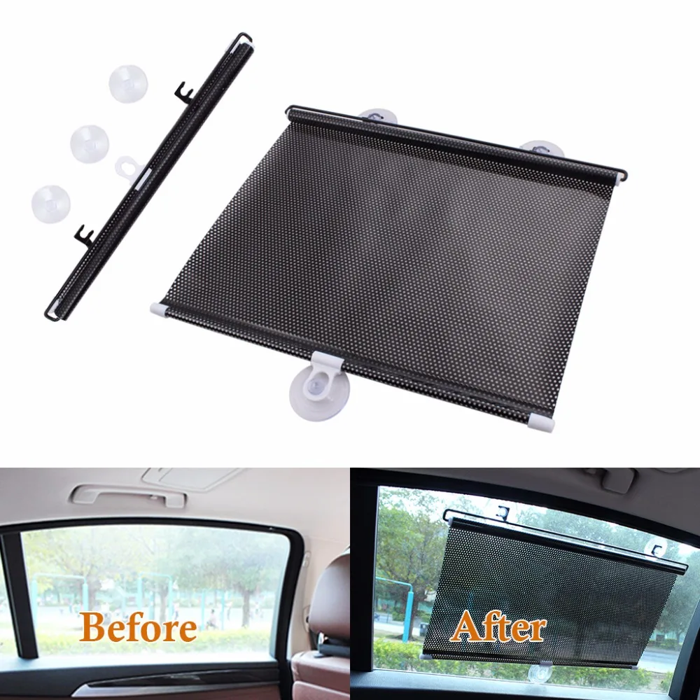 

Retractable Car Curtain Auto Rear Front Side Window Screen Roller Sun Shade Blind UV Protector Sun Screen Solar Protections