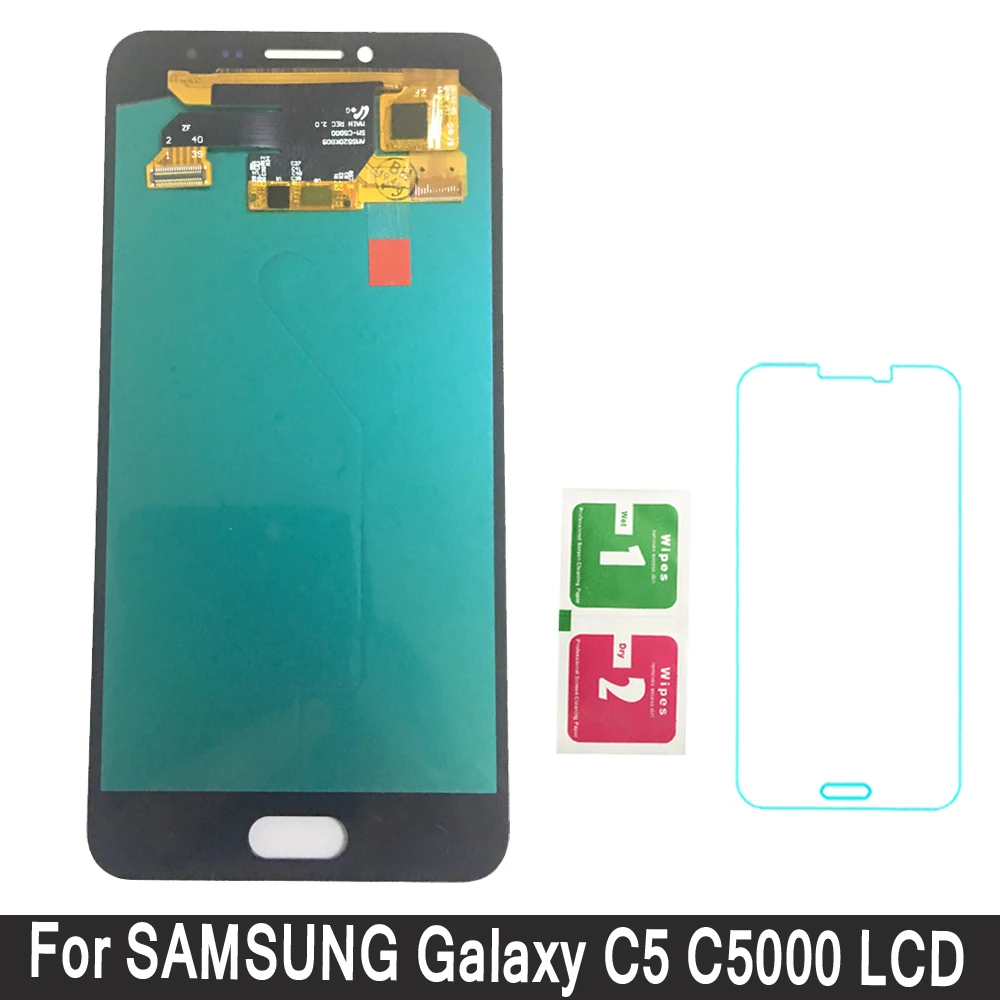 

Super AMOLED LCD Display For SAMSUNG Galaxy C5 LCD Display C5000 LCD Touch Screen Digitizer Replacement Parts