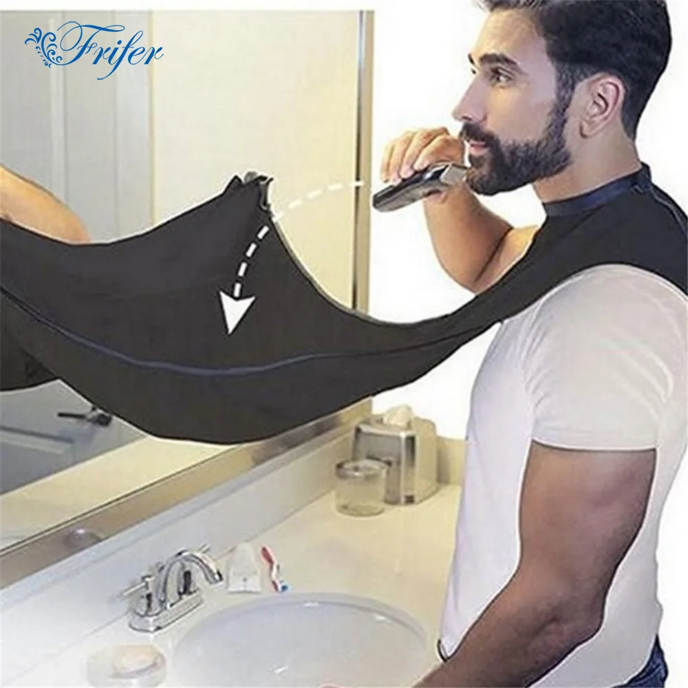 

Beard Care Shave Apron Cape Cloth Bib Facial Hair Trimming Grooming Catcher Cleaning Tool Men's Fashion Grooming Catcher
