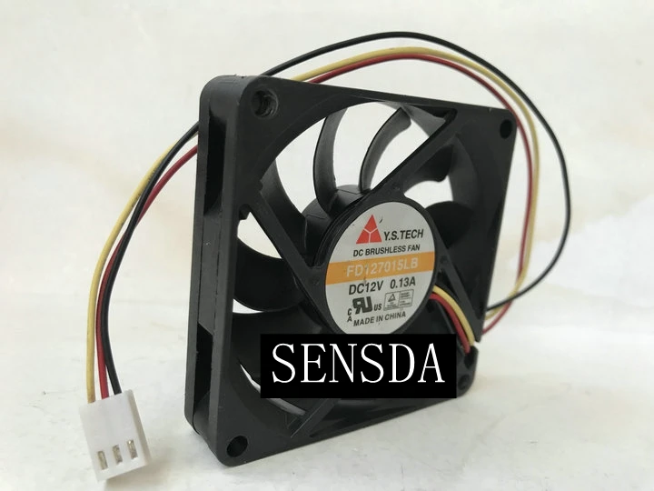70 мм новый оригинальный вентилятор 7 см FD127015LB 7015 12 В 0.13A бесшумный охлаждающий