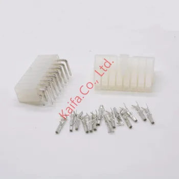 

10 sets 16 Pin/way 4.2mm Curved needle 5557&5569 wire terminals electrical connector plug for PCB/CPU/car/motorcycle