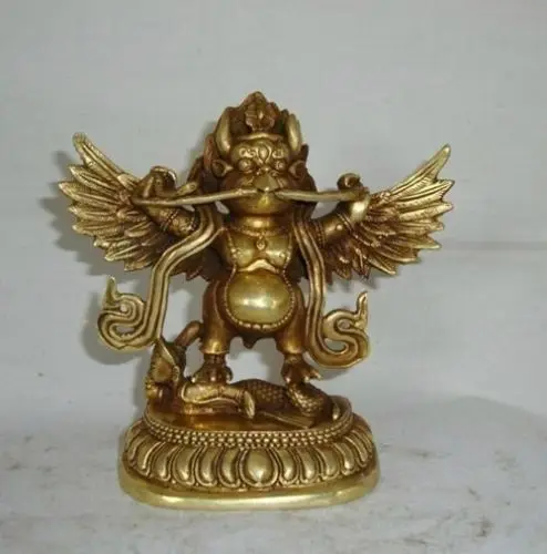 

bi003233 Tibetan Buddhist bronze GARUDA statue bouddha statue