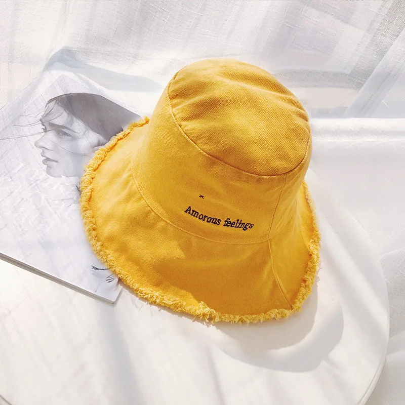 yellow Хлопковая Панама для женщин и мужчин, хип-хоп кепка, складная, моющаяся, мягкая ткань, однотонная бейсболка Мужская шляпа-Панама - Цвет: yellow