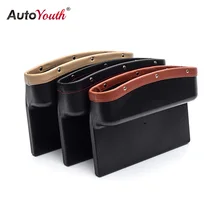 Autoyouth автокресло щелевая карманов 3 цвета из искусственной кожи герметичность хранения box car Организатор универсальное автокресло сторона Gap карман