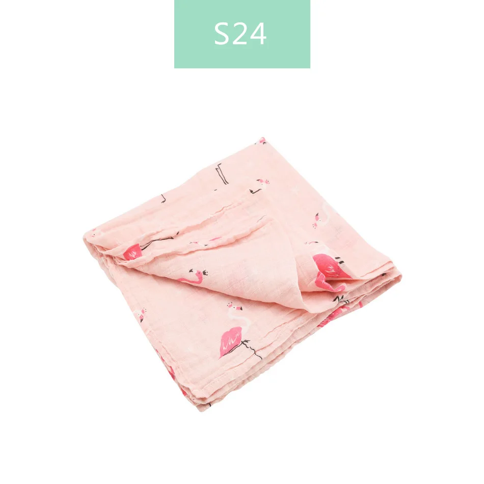 S24-muslin swaddle Elinfant муслиновое детское Пеленальное Одеяло для новорожденных, вискозное стрейчевое вязаное обертывание, гамак, пеленание, обивка, обёрточная бумага, банное полотенце - Цвет: S24-muslin swaddle