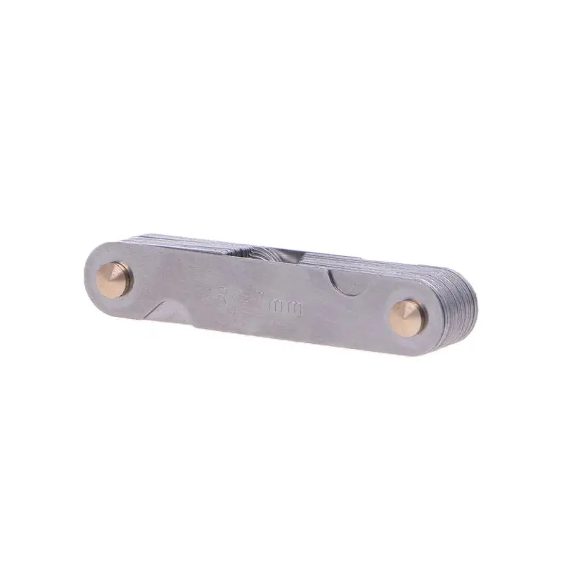 

Stainless Steel High Precision R 1-7mm Radius Gauge Fillet Gauge Sample R Gauge Pocket Folding Blade Measuring & Gauging Tools