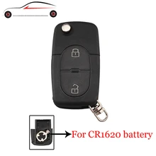 Por Audi A6 Battery Lots From China Gorbin For Cr1620 Cr2032 Battery Holder Optional Key Shell Audi A2 A3 A4 A6 Old Models 2 On Folding Remote Case