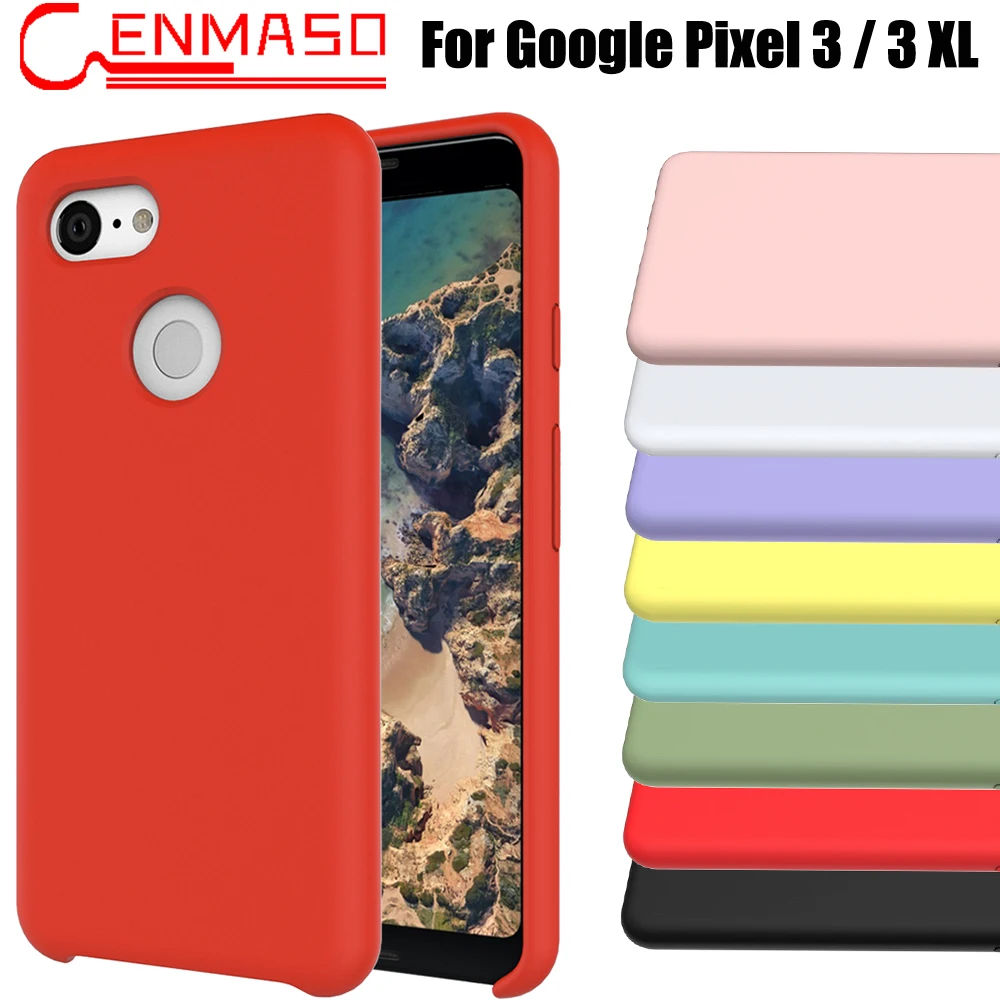 

Capa for Google Pixel 3 Case Ultra Thin Pure Soft Liquid Silicon Cover Case for Google Pixel 3XL 3 XL Case Shockproof Fundas