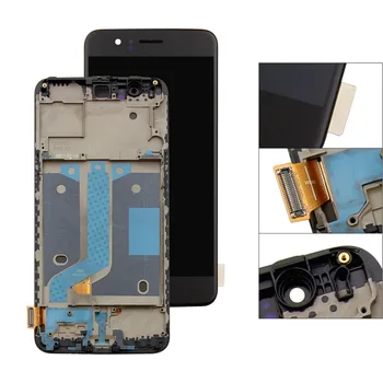 

For 1+5/ Oneplus Five / Oneplus 5 LCD Display Digitizer Screen Touch Panel Sensor Assembly Oneplus5 with Frame + Tools