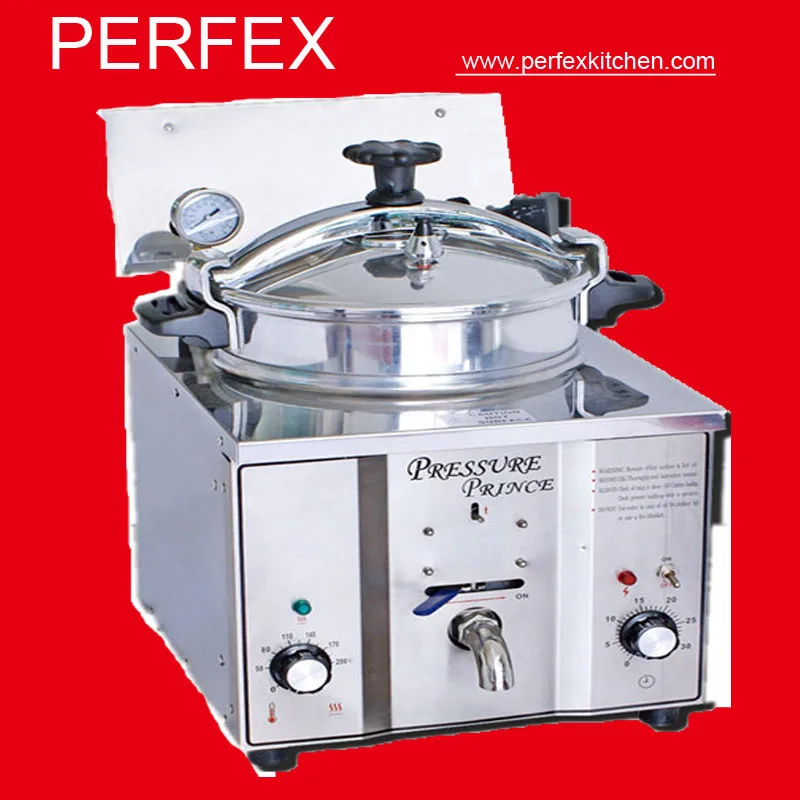 MDXZ 16 Electric home use fast food chicken fish pressure fryer 16L KFC