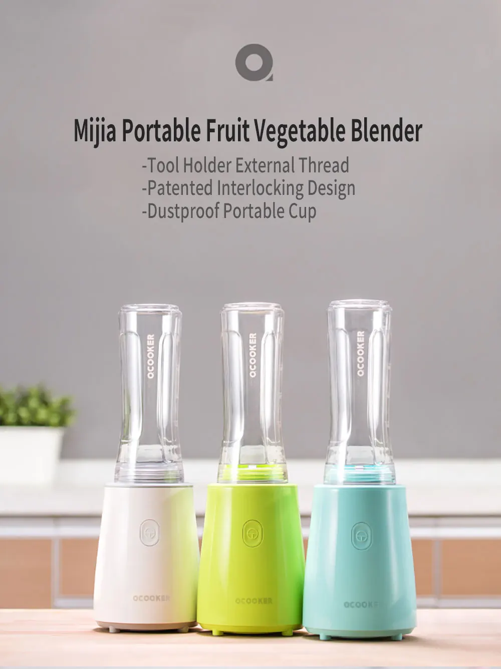 Xiaomi Mijia Ocooker Electric Juicer Vegetables Blender Maker Juice Extractor Baby Food Milkshake Mixer
