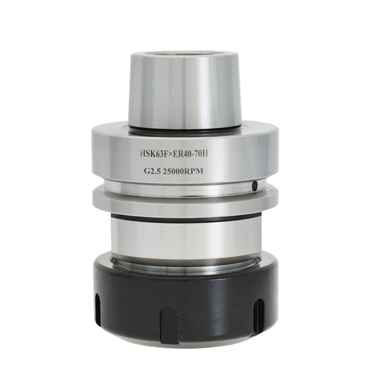 

Precision0.002mm HSK 63F ER32 ER40 70L G2.5 RPM/30000 CNC tool holder of high-speed woodworking machine with accuracy of 0.002mm