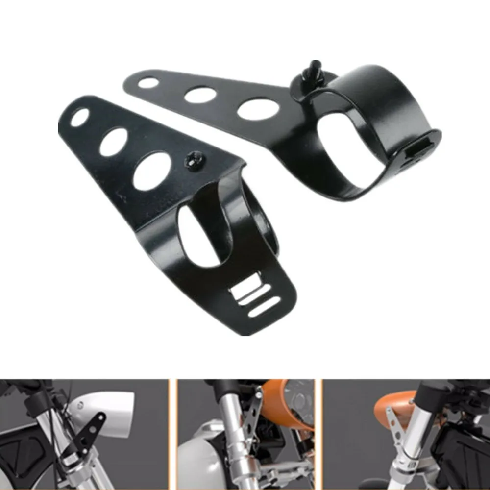 Универсальный кронштейн для фар мотоцикла Honda Kawasaki Harley Bobber Racer KZ1000 1100 KZ550 KZ650 35 мм 43