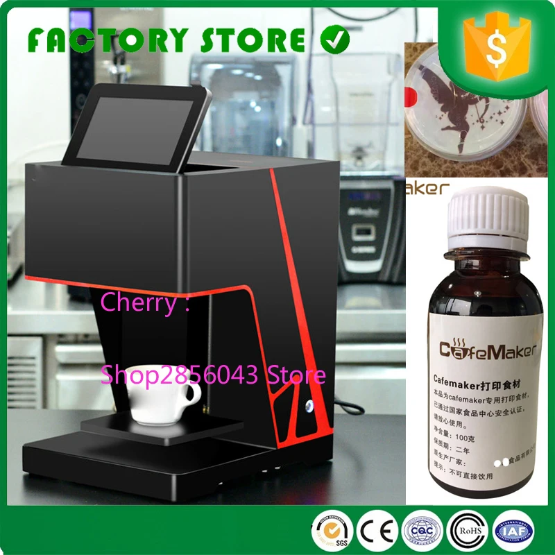 

New model High quality edible food macaron printer coffee cup printing machine