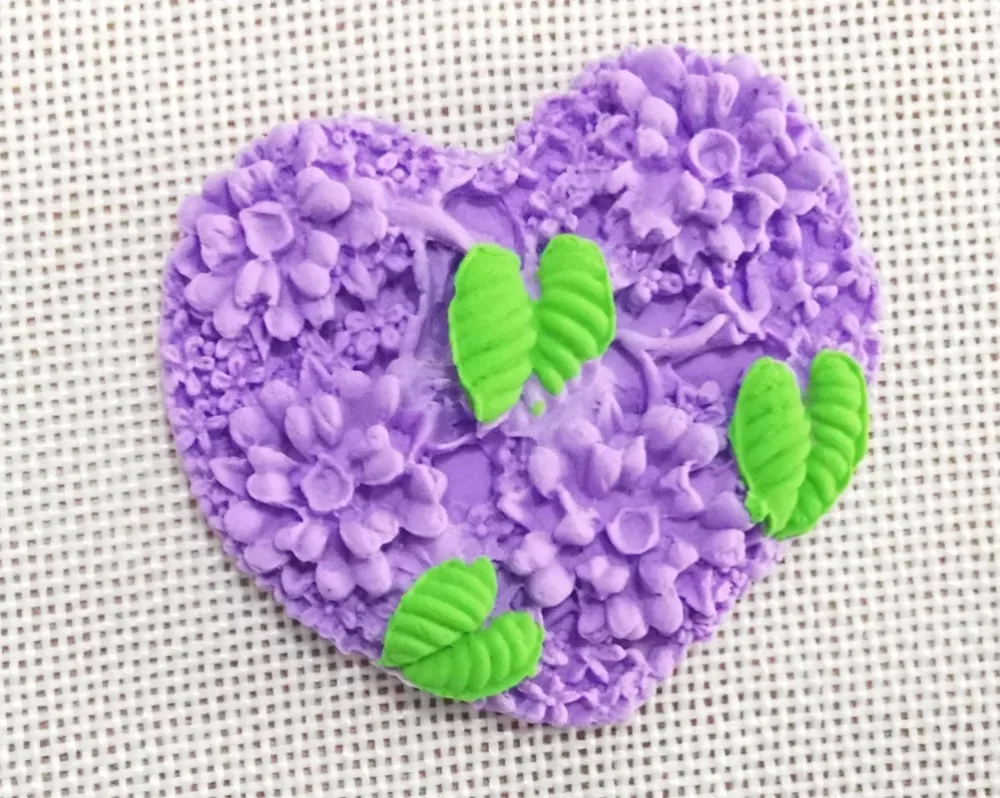 

9604 Heart Shape Flower Fondant Silicone Mold Sugar Craft Mold Chocolate Mold for Cake Decoration Kitchenware DIY Tool