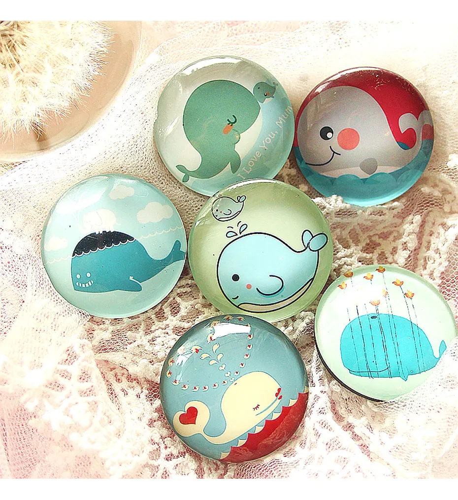 whale Fridge Magnet 03