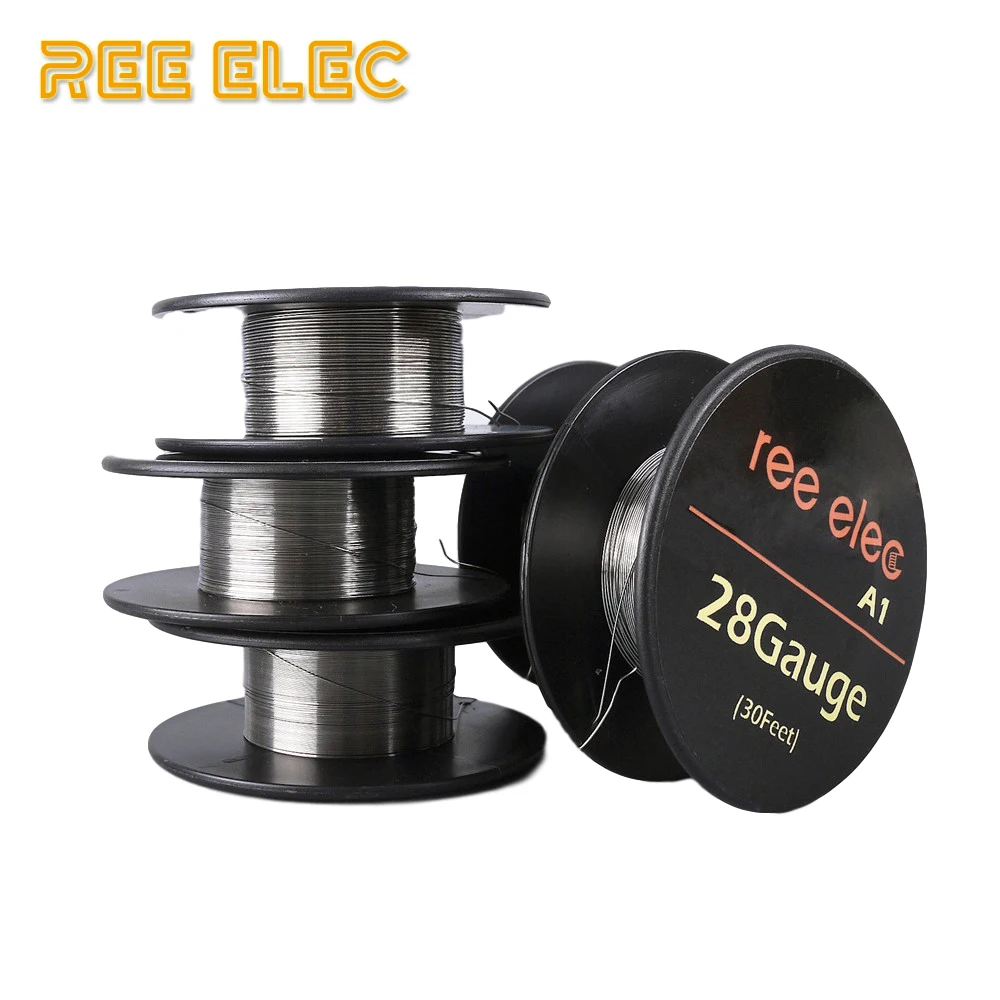 

REE ELEC 10m/roll A1 Resistance Wire Prebuilt Coil DIY Tools A1 Heating Wire E Cigarette Vape Pen RDA Atomizer Accessories